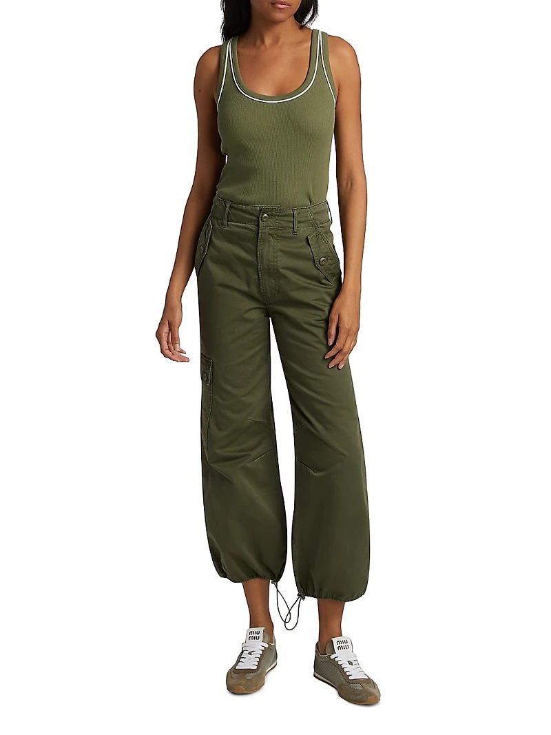 Birke Contrast Piping Tank