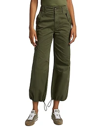 Mandy Cotton Crop Parachute Pants