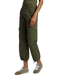 Mandy Cotton Crop Parachute Pants