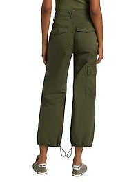 Mandy Cotton Crop Parachute Pants