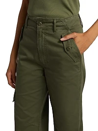 Mandy Cotton Crop Parachute Pants