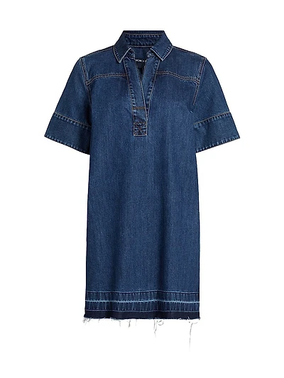 Felice Cotton Denim Minidress