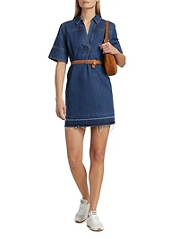 Felice Cotton Denim Minidress