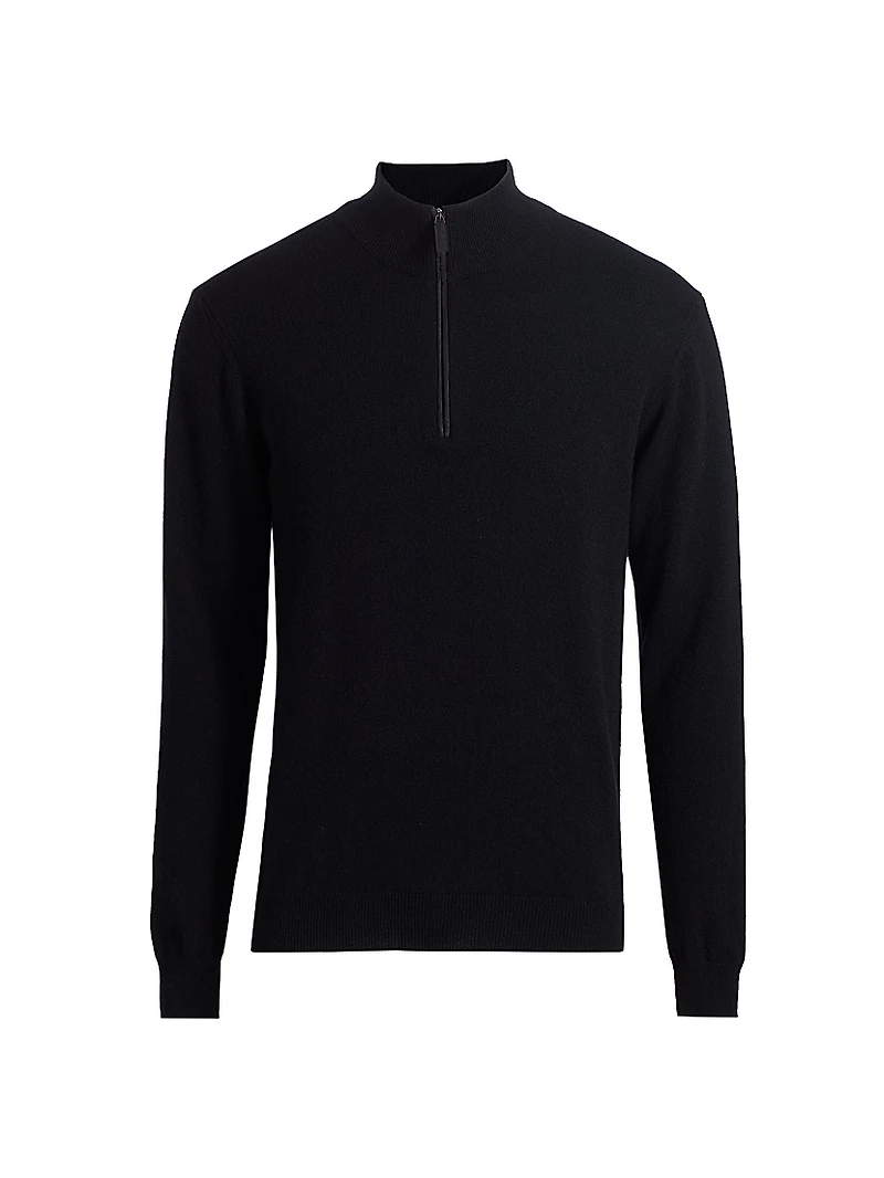 COLLECTION Cashmere Quarter-Zip Sweater