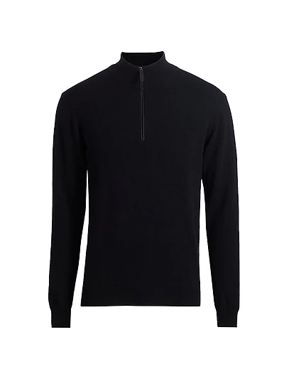 COLLECTION Cashmere Quarter-Zip Sweater
