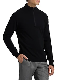 COLLECTION Cashmere Quarter-Zip Sweater