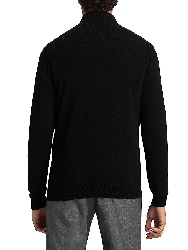 COLLECTION Cashmere Quarter-Zip Sweater