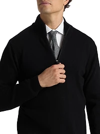 COLLECTION Cashmere Quarter-Zip Sweater