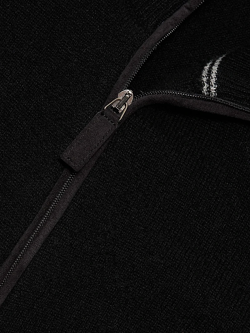 COLLECTION Cashmere Quarter-Zip Sweater