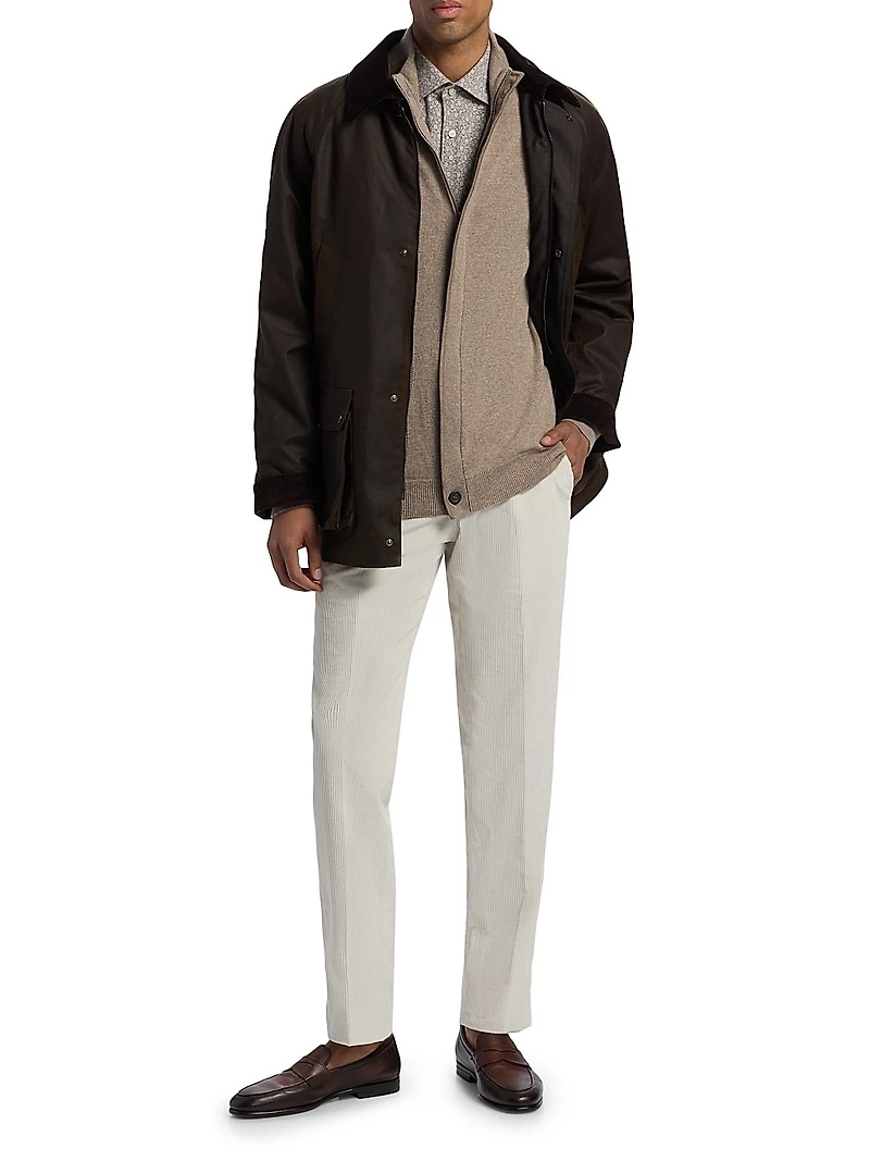 COLLECTION Basic Cashmere Full-Zip Cardigan