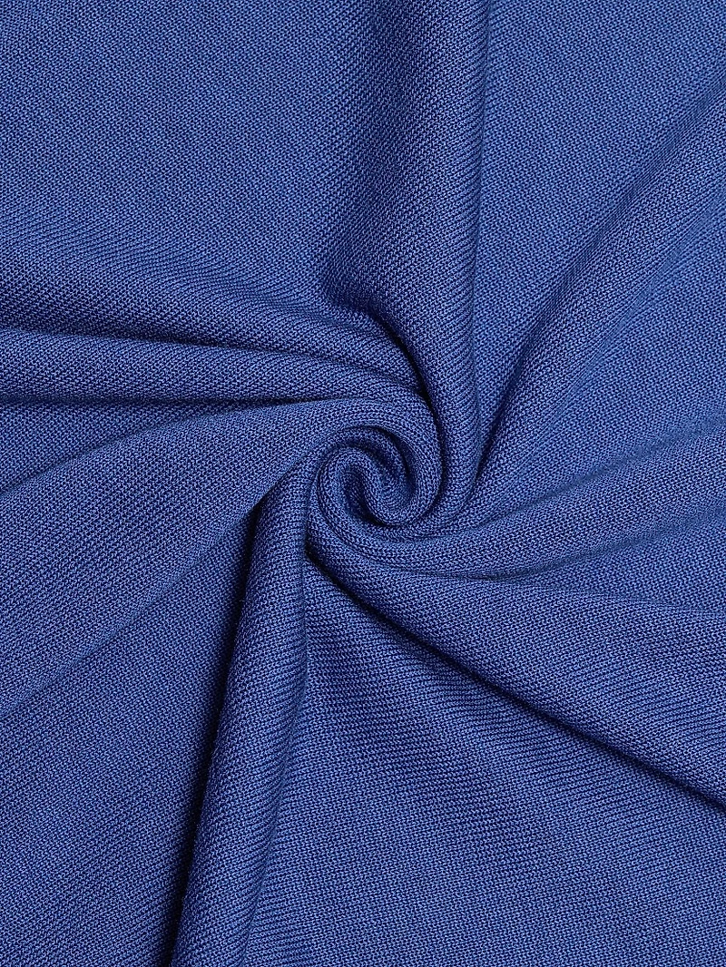 Cotton-Silk Knit Polo Shirt
