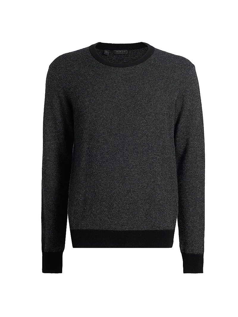 COLLECTION Birdseye Cashmere Crewneck Sweater