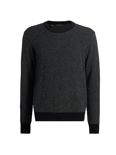 COLLECTION Birdseye Cashmere Crewneck Sweater