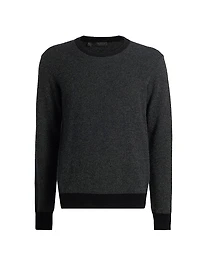 COLLECTION Birdseye Cashmere Crewneck Sweater
