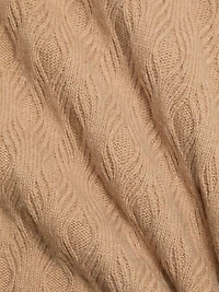 Diamond Intarsia-Knit Wool-Blend Polo Sweater
