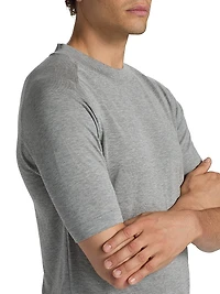 COLLECTION Cotton-Silk Crewneck T-Shirt