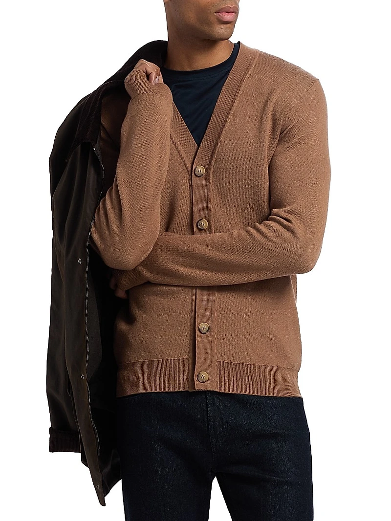 Wool Knit Cardigan