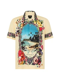 Bathing Bombshell Camp Collar Shirt