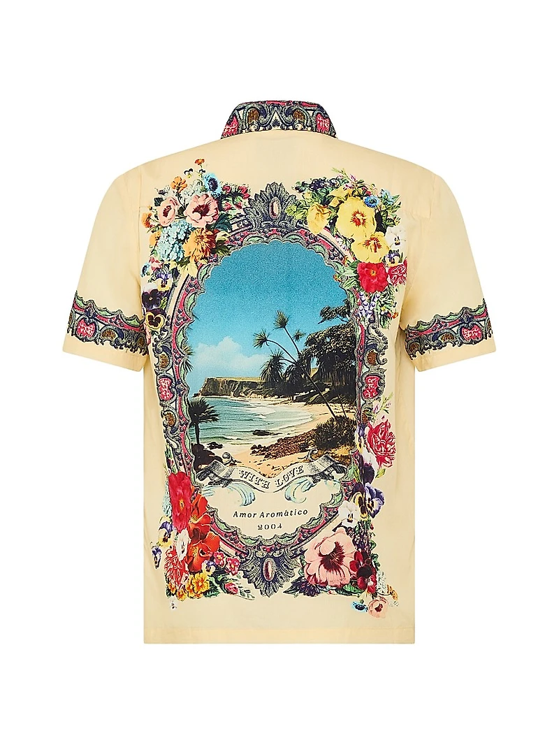 Bathing Bombshell Camp Collar Shirt