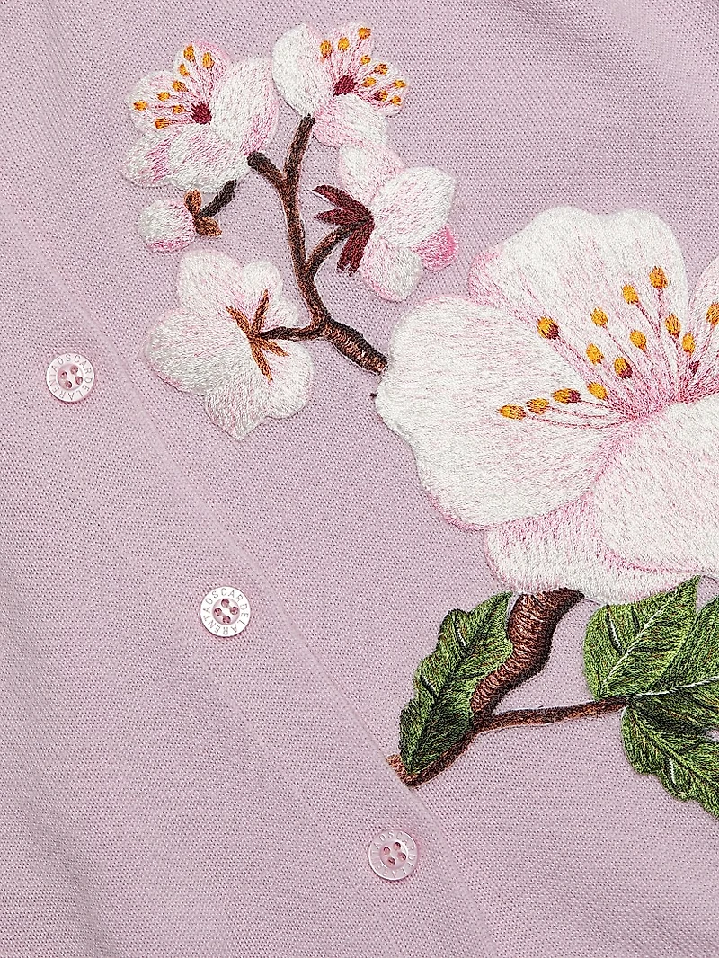 Cherry Blossom Threadwork Cardigan
