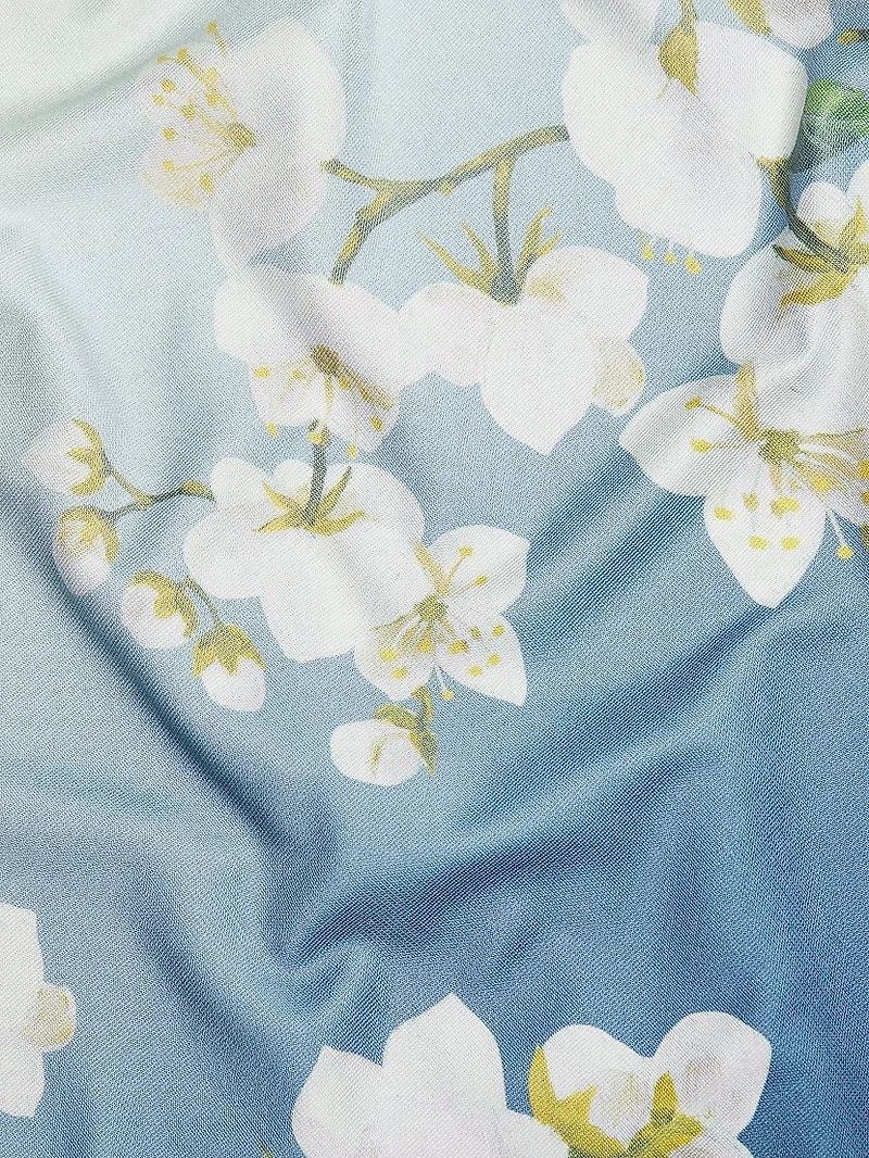 Ombré Cherry Blossom Jersey Dress