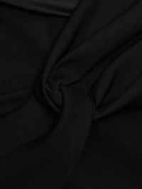 Bow Sleeveless Wool Column Gown