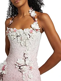 Cherry Blossom Sequined Minidress