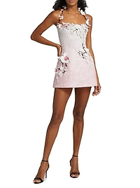 Cherry Blossom Sequined Minidress
