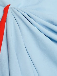 Two-Tone Jersey Asymmetrical Dress