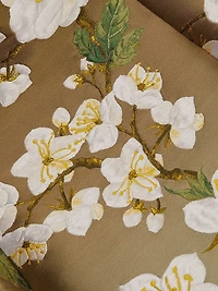 Ombré Cherry Blossom Jacquard Midi-Dress