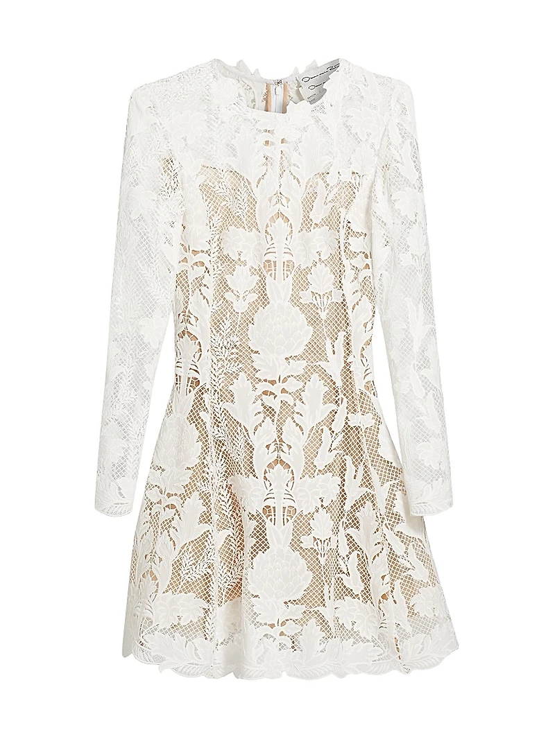 Artichoke Guipure Lace Minidress