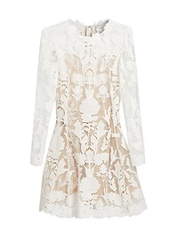 Artichoke Guipure Lace Minidress