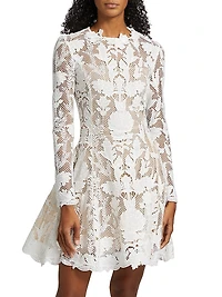 Artichoke Guipure Lace Minidress