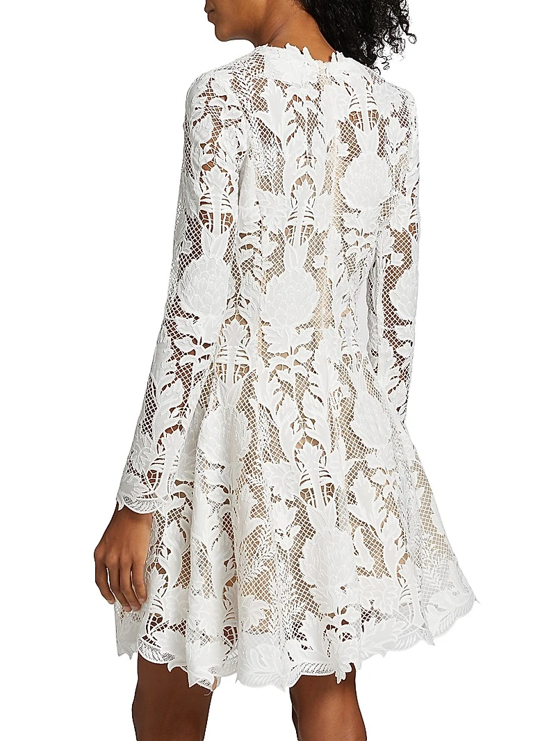 Artichoke Guipure Lace Minidress