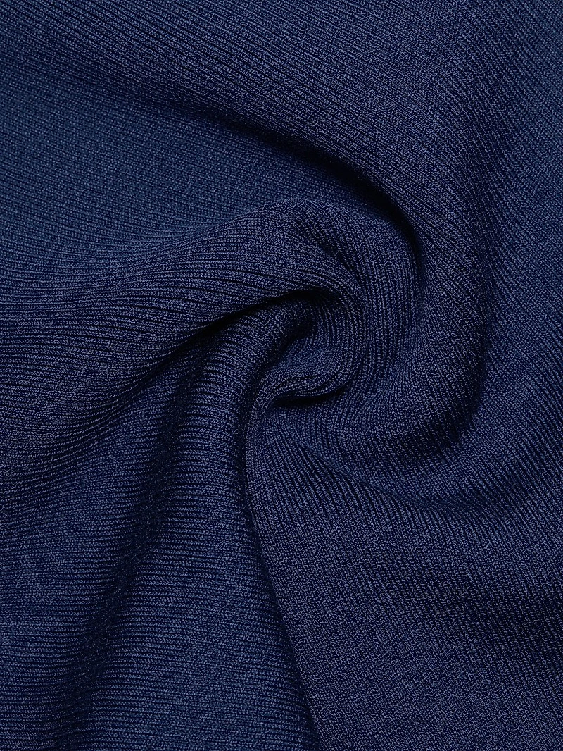 Rib-Knit Silk Scoopneck Tank
