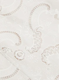 Scroll Guipure Lace Day Dress