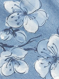 Cherry Blossom Denim Dress