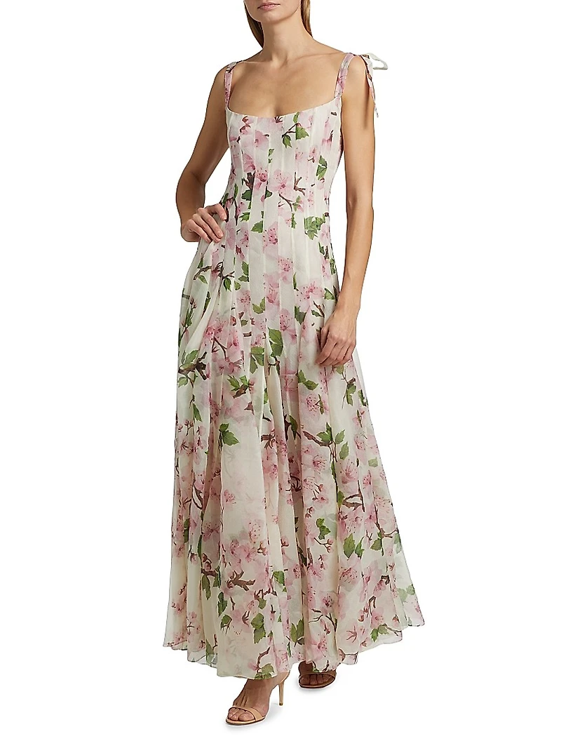 Cherry Blossom Organza Gown