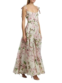 Cherry Blossom Organza Gown