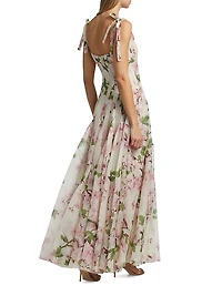 Cherry Blossom Organza Gown