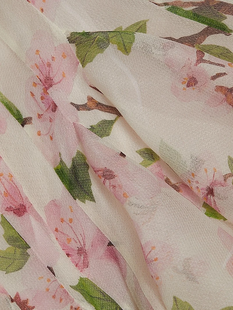 Cherry Blossom Organza Gown