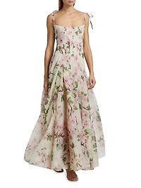 Cherry Blossom Organza Gown