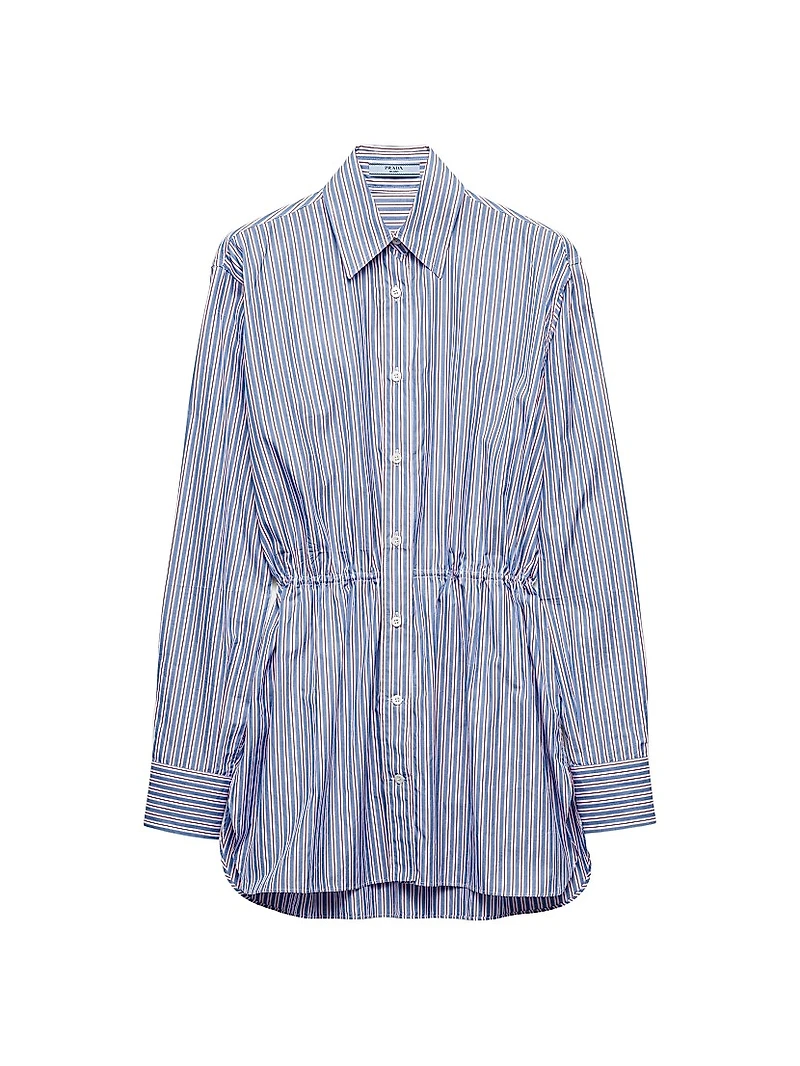 Striped Poplin Shirt
