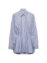 Striped Poplin Shirt