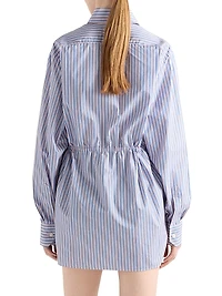 Striped Poplin Shirt