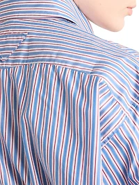 Striped Poplin Shirt