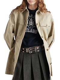 Wool and Cashmere Intarsia Sweater