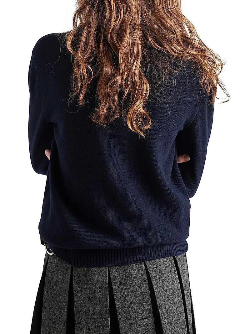 Wool and Cashmere Intarsia Sweater