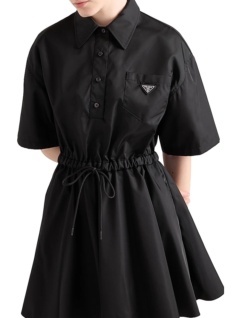 Short-sleeved Re-Nylon Dress