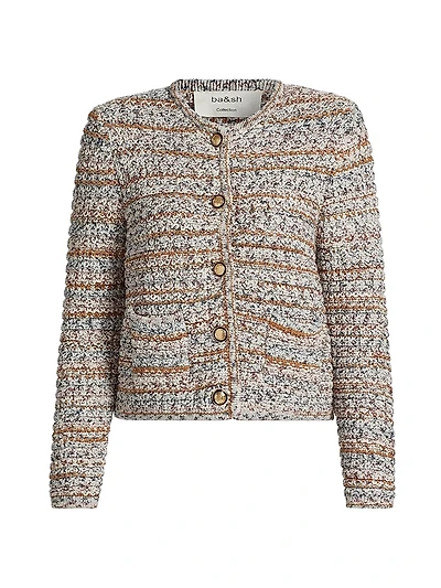 Mixed Knit Cardigan